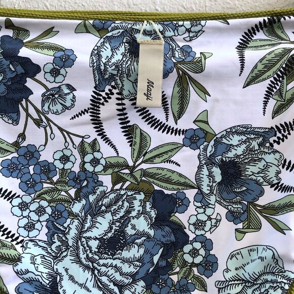 NWOT MAAJI High Rise Olive Green Reversible Bikini Bottom Large Size - Picture 7 of 13